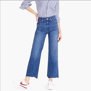 J crew sur point wide leg jeans. Size 27.